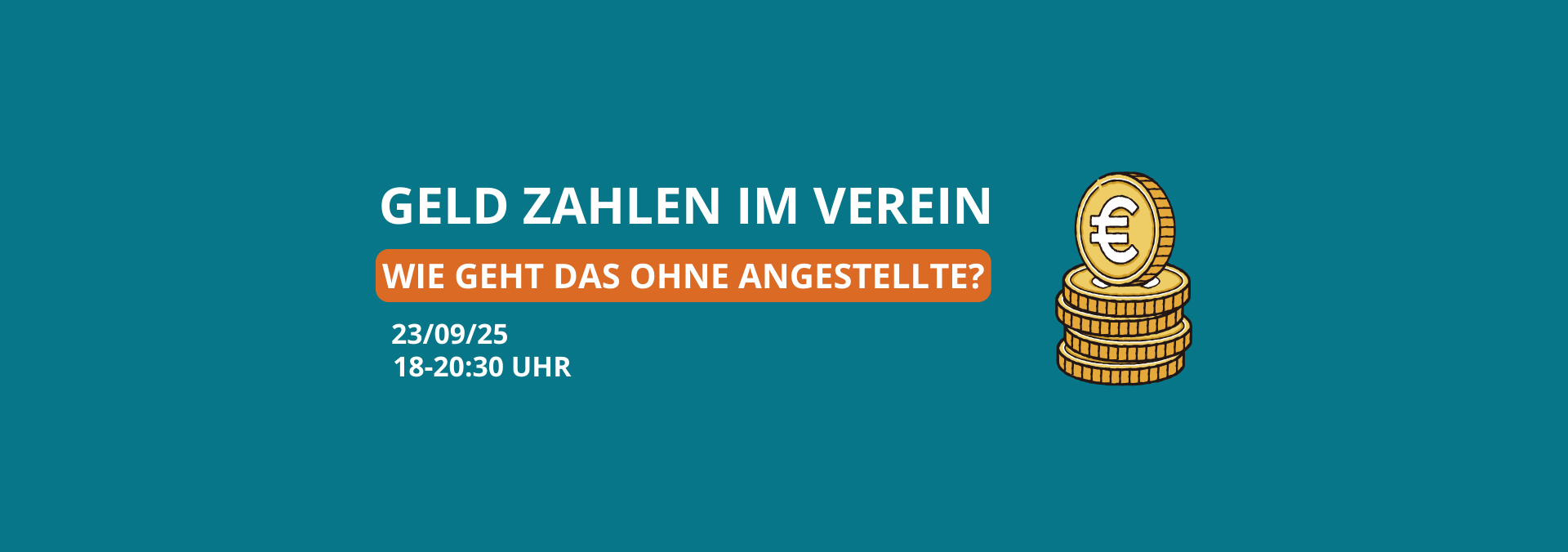 Geld zahlen im Verein – Wie geht das ohne Angestellte?