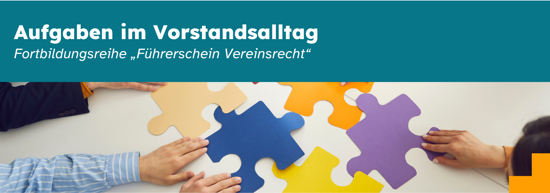 Schulung: „Aufgaben im Vorstandsalltag“